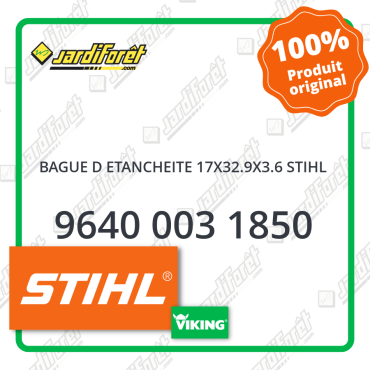 Bague d etancheite 17x32.9x3.6 stihl STIHL référence 9640 003 1850