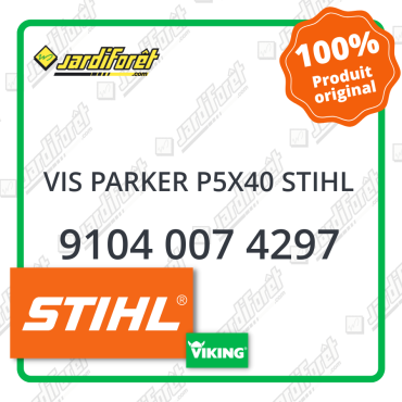 Vis parker p5x40 stihl STIHL référence 9104 007 4297