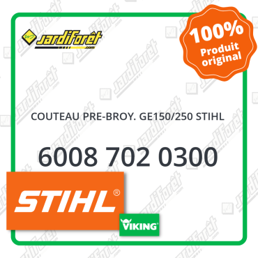 Couteau pre-broy. ge150/250...