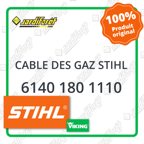 Cable des gaz STIHL - 6140 180 1110