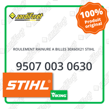 Roulement rainure a billes 30x60x21 STIHL - 9507 003 0630