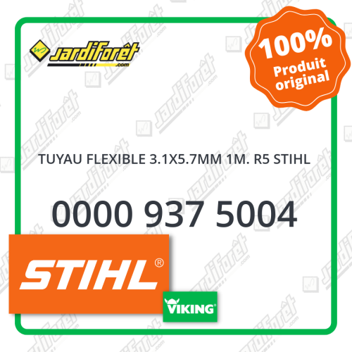 Tuyau flexible 3.1x5.7mm 1m. r5 STIHL - 0000 937 5004