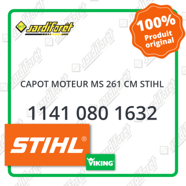Capot moteur ms 261 cm STIHL - 1141 080 1632