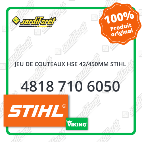 Jeu de couteaux hse 42/450mm STIHL - 4818 710 6050