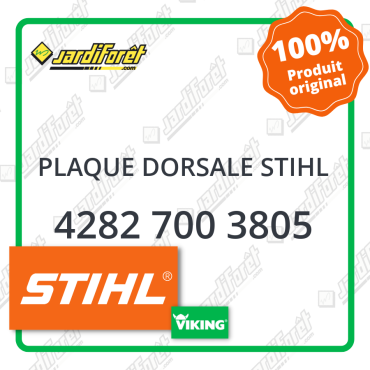 Plaque dorsale STIHL - 4282 700 3805