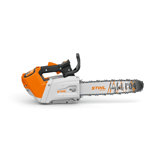 Tronçonneuse élagueuse STIHL MSA220T à batterie.