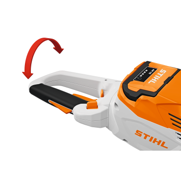 Poignée pivotante sur le taille haie HSA 60 STIHL