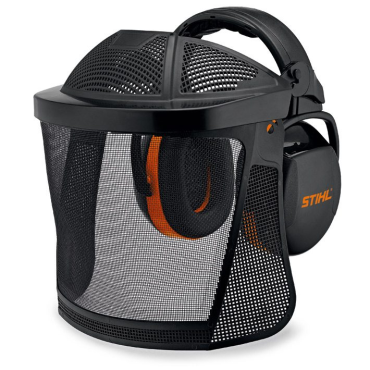 Illustration de l'ensemble visière et protège-oreilles STIHL Dynamic GPA 30