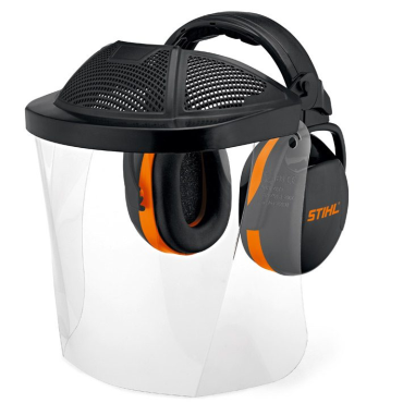 Illustration de l'ensemble visière et protège-oreilles STIHL Dynamic GPC 30