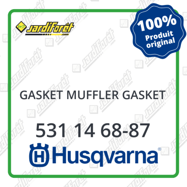 Gasket muffler gasket Husqvarna - 531 14 68-87
