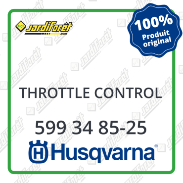 Throttle control Husqvarna - 599 34 85-25