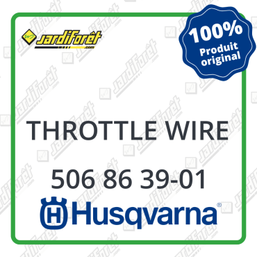 Throttle wire Husqvarna - 506 86 39-01