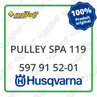 Pulley spa 119 Husqvarna - 597 91 52-01