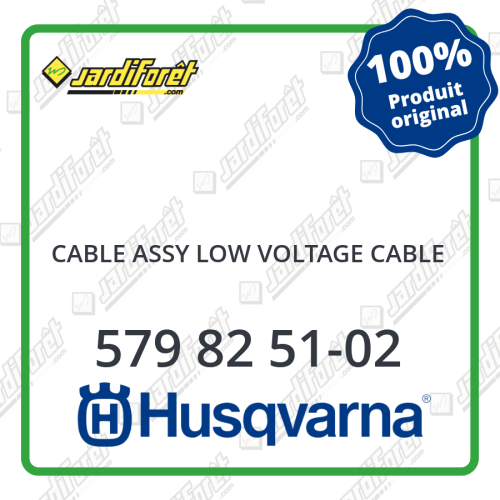 Cable assy low voltage cable Husqvarna - 579 82 51-02
