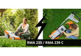 Tondeuse à batterie STIHL pour petit jardin : RMA 235 ou RMA 239 C